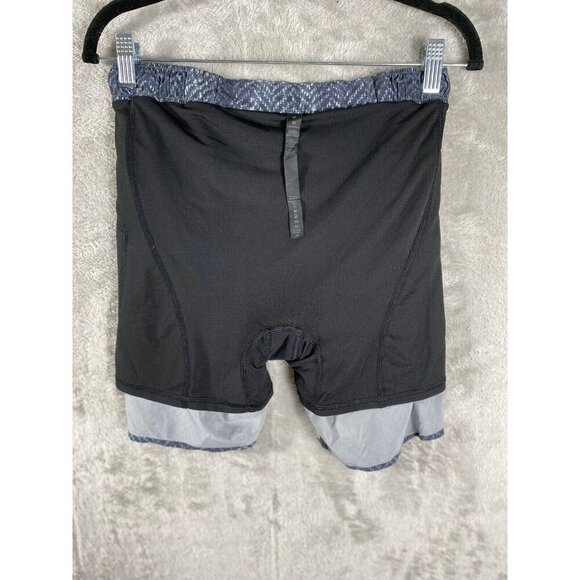 LULULEMON BHMI Grey Black Lightweight Surge Shorts 5" Lined Men's M - Picture 7 of 16